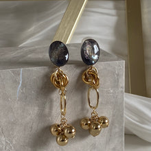 画像をギャラリービューアに読み込む, galassia -ガラッシア-　ゴールド　2wayピアス・イヤリング｜Nerofilo（ネロフィーロ）
