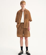 画像をギャラリービューアに読み込む, Sheer Crinkle-Finish Woven Wide Shorts（POPUP限定）｜MODE COMMUTER（モードコミューター）

