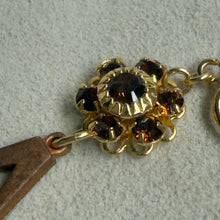 画像をギャラリービューアに読み込む, 【イヤリング】眠れる工房の記憶と、ブラウンの光のイヤリング｜ERIKOART（エリコアート）
