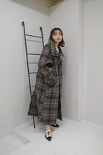 画像をギャラリービューアに読み込む, check mohair  coat｜Mistletoe（ミソルト）
