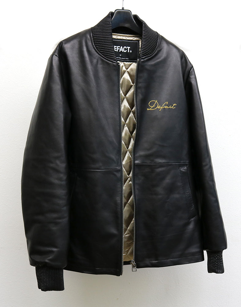 Lamb Leather Jacket  [Black]｜DEFACT（デファクト）