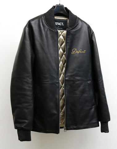 DEFACT Lamb Leather Jacket  [Black]｜DEFACT（デファクト）