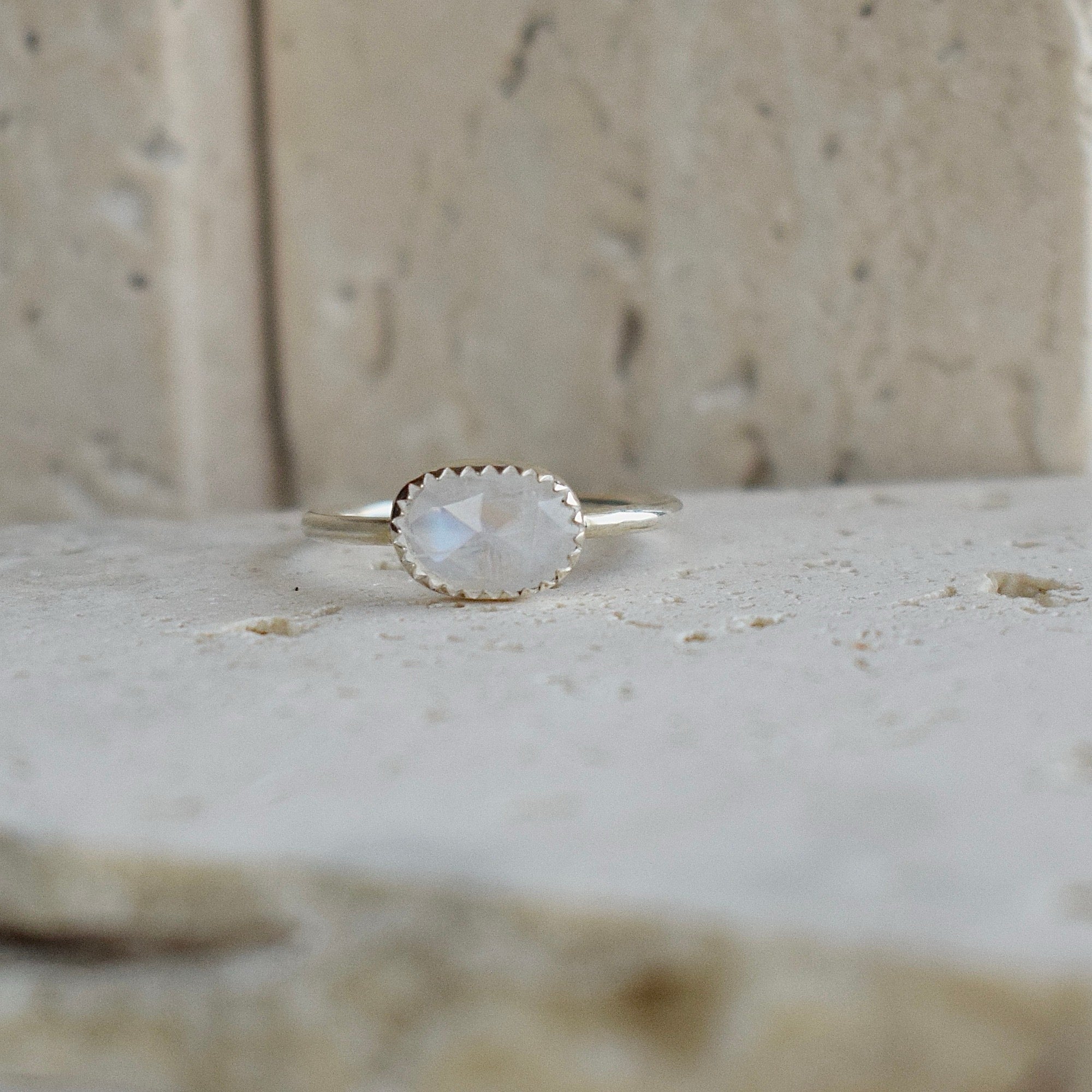 Rainbow moom stone ring 11.5号｜MARIA JEWELRY（マリアジュエリー）