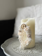 画像をギャラリービューアに読み込む, フラワーアートキャンドル フラッフィーリース｜ciel bleu（シエルブルー）
