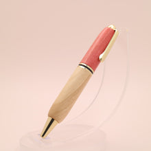 画像をギャラリービューアに読み込む, ピンクアイボリー×キンモクセイ　木軸ミニボールペン｜Wood Time Factory（ウッドタイムファクトリー）
