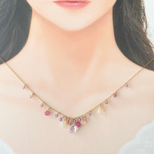 画像をギャラリービューアに読み込む, ピンクアメジストのハートのネックレス｜Na Lumière                                                                                                （ナ　ルミエール）

