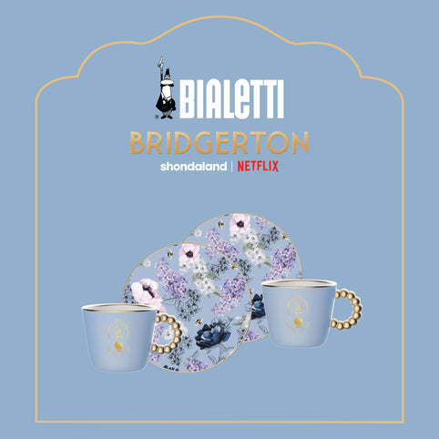 Bialetti ビアレッティ カップ＆ソーサー ブリジャートンブルー２セット｜Bialetti（ビアレッティ）