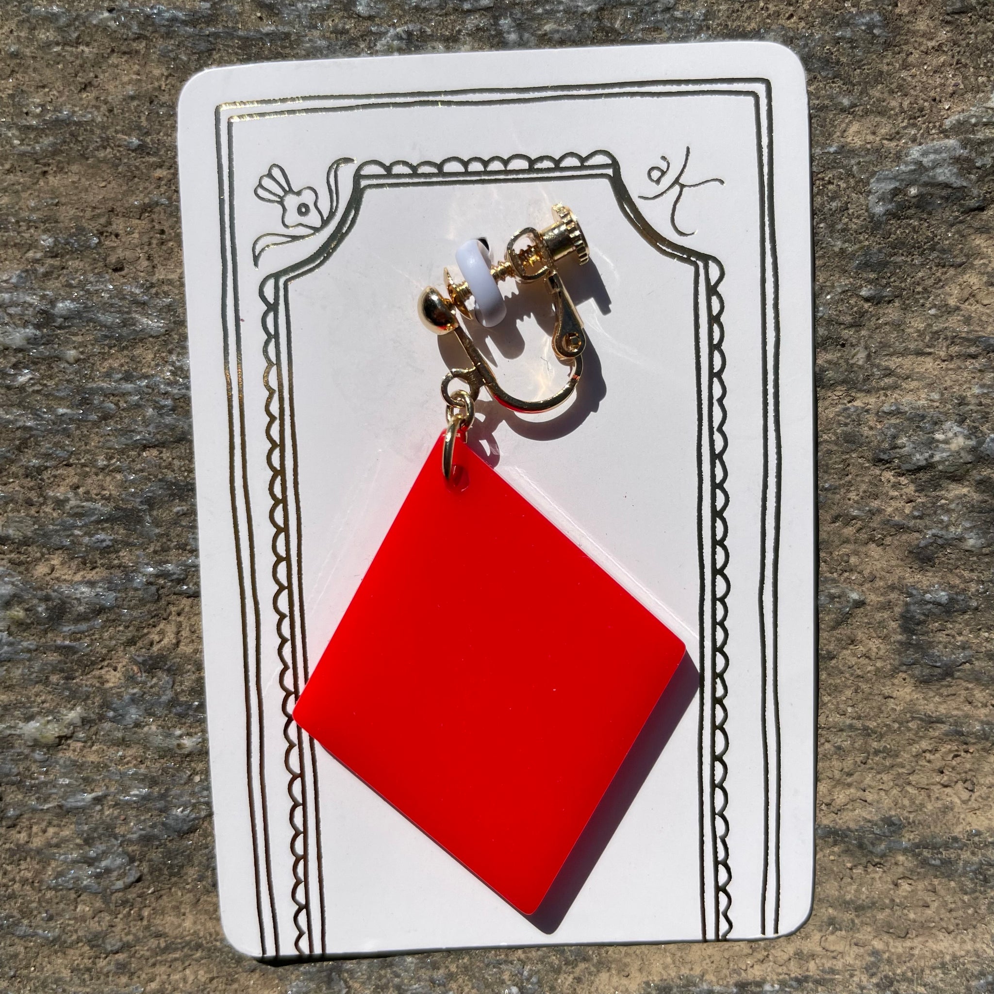 トランプピアス/イヤリング【片耳】｜aK（エーケイ） – CHOOSEBASE SHIBUYA