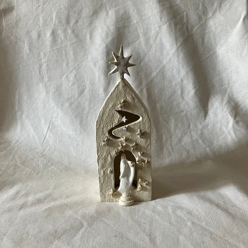 星の女王様（背景光）ナイトランプ、足元ライト、シェード｜とうげい hanaga（トウゲイ　ハナガ）