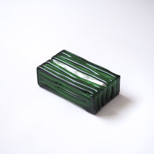 画像をギャラリービューアに読み込む, 露 -TSUYU- ティッシュケース ウェア ときわ（グリーン）｜ame（アメ）
