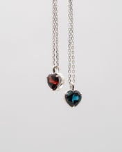 画像をギャラリービューアに読み込む, &quot;Heart&quot; necklace (SILVER/LONDON BLUE TOPAZ)｜Scat（スキャット）
