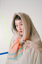 画像をギャラリービューアに読み込む, '極細コットン播州織ストール　Mサイズ　col:ベージュ(BEO)｜POLS（ポルス）｜POLS（ポルス）
