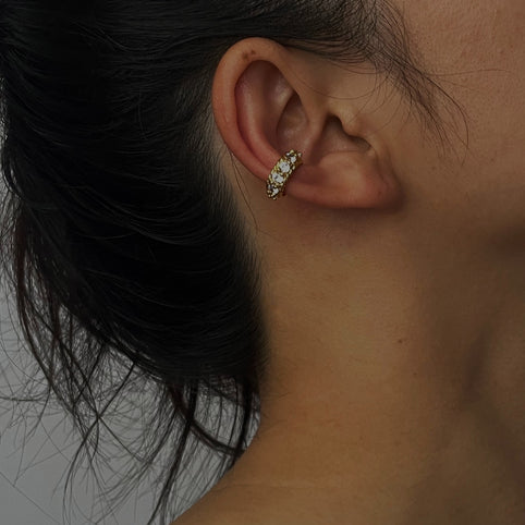 UNIDRE Cubic Zirconia Ear Cuff｜UNIDRE（ユニドレ）