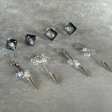 画像をギャラリービューアに読み込む, meteora -メテオーラ-　シルバー　2wayピアス・イヤリング｜Nerofilo（ネロフィーロ）
