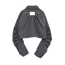 画像をギャラリービューアに読み込む, タック エッグシルエット ブルゾン｜Nora Lily elle（ノラリリーエル）
