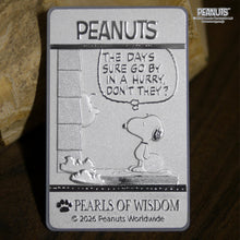 画像をギャラリービューアに読み込む, PEANUTS★Pearls of Wisdom ミラーカード・The Days Sure｜Cuprum by ISHIWATA（クプラム　バイ　イシワタ）
