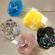 画像をギャラリービューアに読み込む, オーロラポピーセット-シェルモザイク＆カラー｜aono earcuff and design（アオノイヤーカフアンドデザイン）
