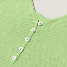 画像をギャラリービューアに読み込む, 【期間限定6/30-7/6】Buttoned Cotton- Silk Tank Top｜celebrate with（セレブレイトウィズ）

