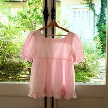 画像をギャラリービューアに読み込む, Frill Gather Puff Top｜BLOOMING CHARM（ブルーミングチャーム）
