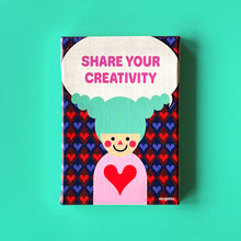 画像をギャラリービューアに読み込む, キャンバスプリント HEARTic GIRLs Canvas Print  “SHARE YOUR CREATIVITY” 【期間限定】｜asugatic（アシュガティック）
