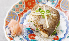 画像をギャラリービューアに読み込む, しずおかん・ニジマスの塩焼き【手ぬぐい包装】3号缶1個入り｜缶詰キッチン（カンヅメキッチン）
