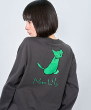 画像をギャラリービューアに読み込む, 【期間限定】ドローイング ネコ ロンTee｜Nora Lily（ノラリリー）
