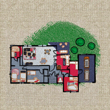 画像をギャラリービューアに読み込む, 設計図としての間取りを、インテリアとしての「間取りアート」へ。France floor plan｜yoshie moriuchi ARTWORKS（ヨシエモリウチアートワークス）
