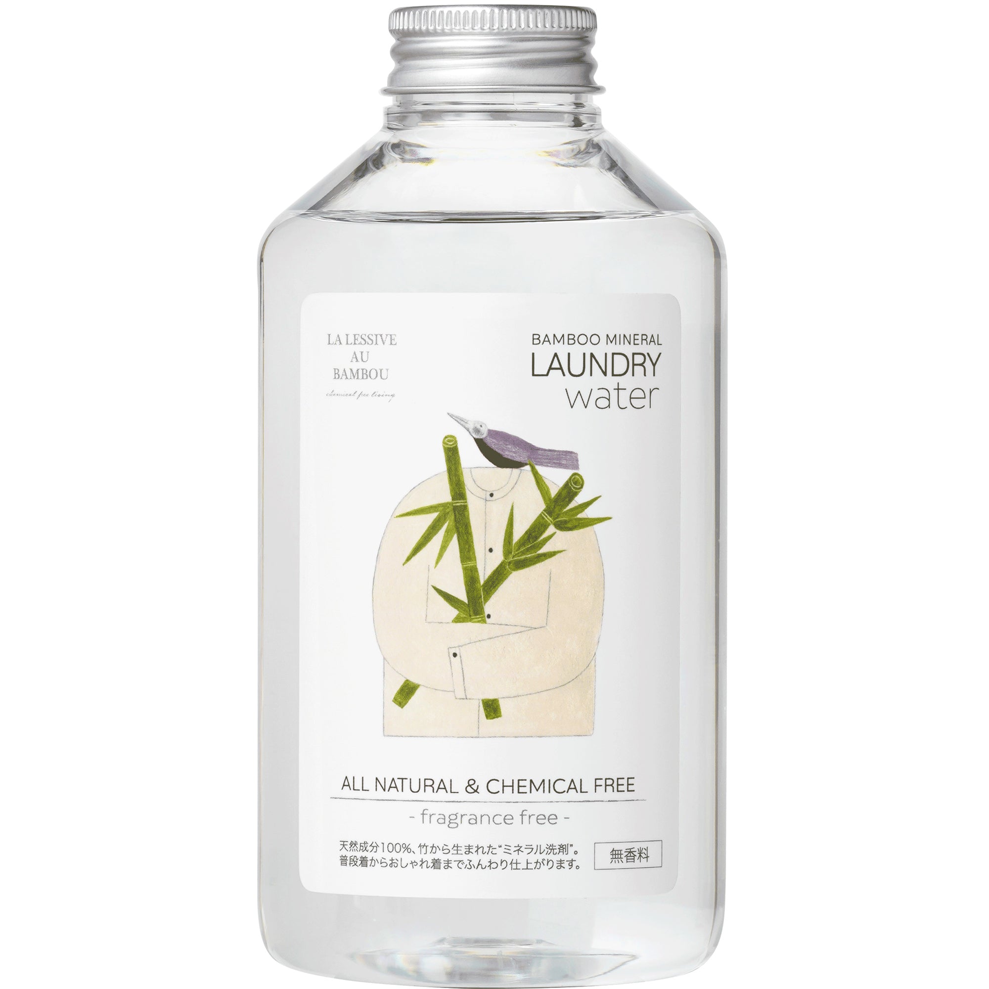 BAMBOO MINERAL ランドリーウォーター［無香料］ 500ml｜LA LESSIVE AU BAMBOU（ラレシーブオーバンブー）