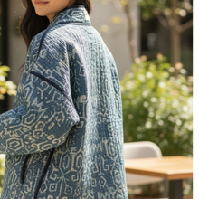 画像をギャラリービューアに読み込む, vintage kantha jacket  "蒼の記憶" #1｜ananyaﾕｲｲﾂﾑﾆ（アナンヤユイイツムニ）
