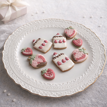 画像をギャラリービューアに読み込む, いちごパーティー｜sumirecookies（スミレクッキーズ）
