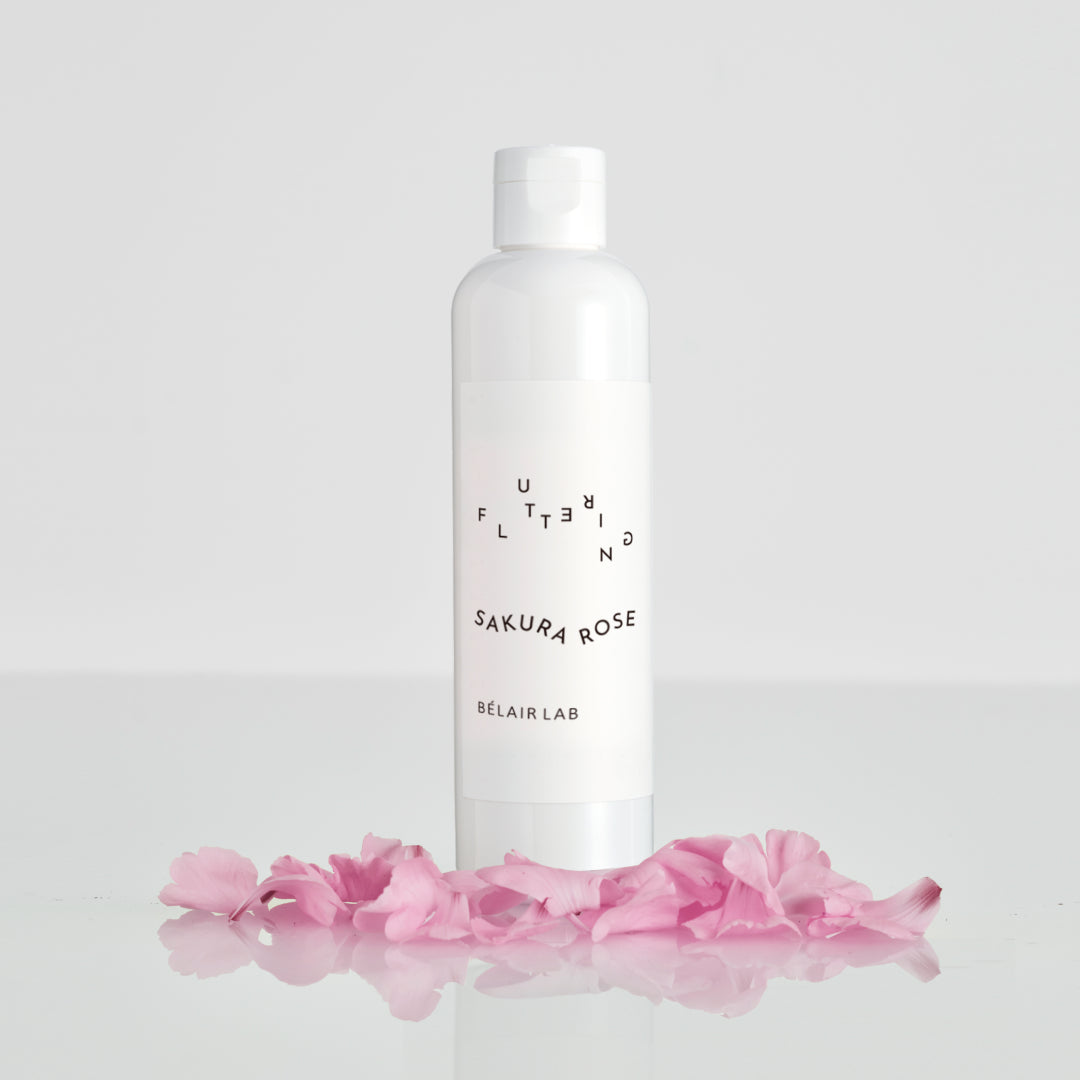 フラタリング サクラ ローズﾞフレグランスバスオイル 250mL｜BÉLAIR LAB（ベレアラボ）