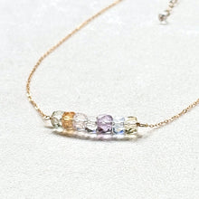 画像をギャラリービューアに読み込む, ７色の天然石のアミュレットネックレス｜beads room mimo（ビーズルームミモ）
