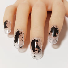 画像をギャラリービューアに読み込む, サイズの選べる半硬化ジェルネイルシール【Gel Nail Stickers 001 Ink brush : Black】｜ENCHANT（エンチャント）
