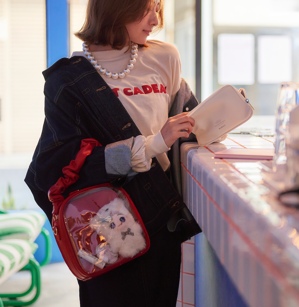 ギャザーハンドルバッグ(red)|MARSLY(マーズリー) – CHOOSEBASE ギャザーハンドルバッグ(red)|MARSLY(マーズリー) – CHOOSEBASE