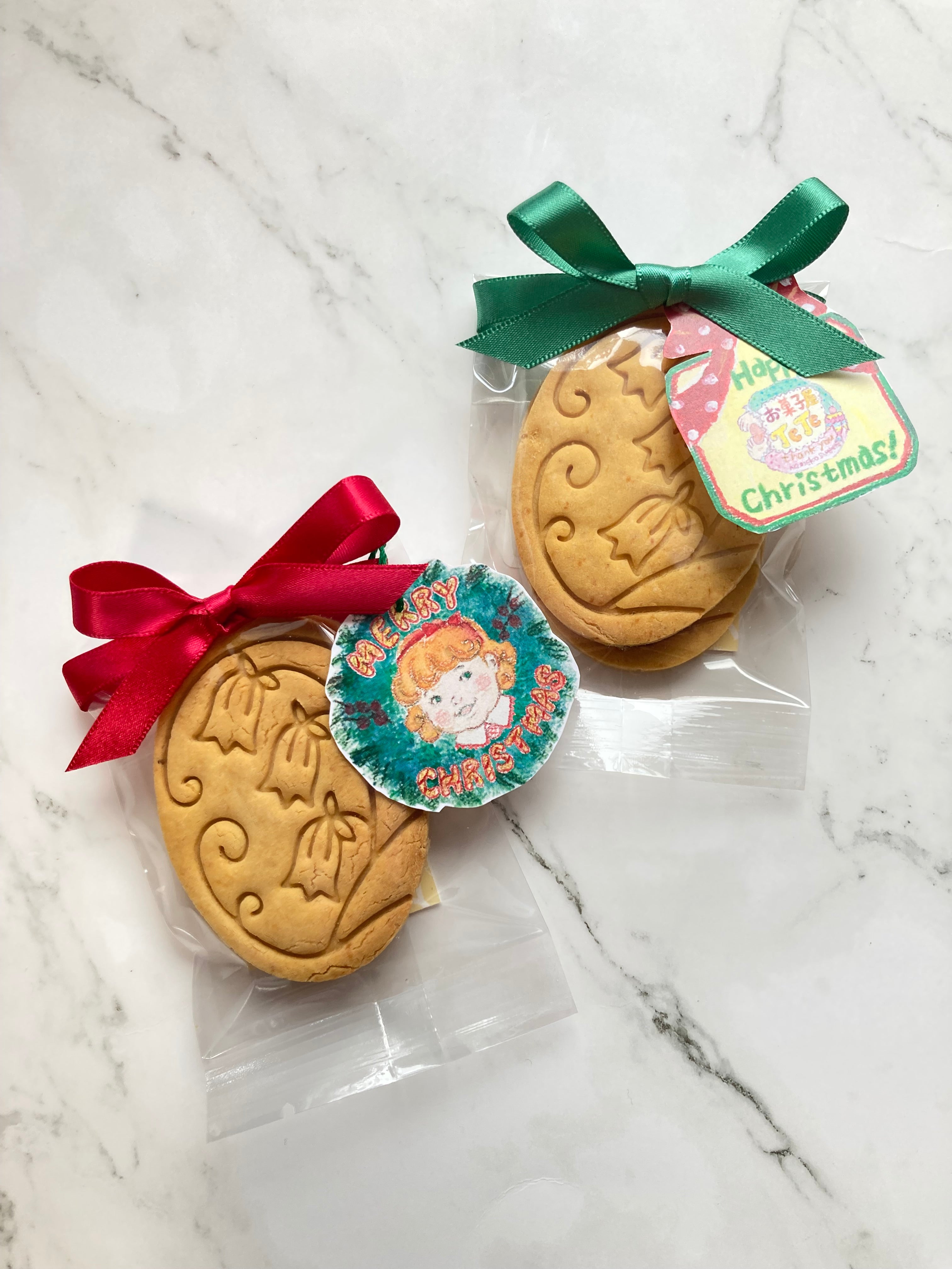 【クリスマス限定オリジナルイラストタグ】にんじんクッキー｜お菓子屋TeTe（オカシヤテテ）