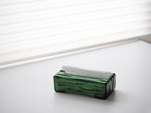 画像をギャラリービューアに読み込む, 露 -TSUYU- ティッシュケース ウェア ときわ（グリーン）｜ame（アメ）
