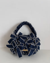 画像をギャラリービューアに読み込む, denim ribbon bag Mini｜ittoo（イットトゥー）

