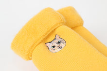 画像をギャラリービューアに読み込む, モコモコルームソックス　ミケ×イエロー｜maltamarie（マルタマリエ）

