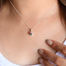 画像をギャラリービューアに読み込む, Pink copper turquoise heart necklace｜MARIA JEWELRY（マリアジュエリー）
