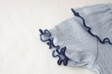 画像をギャラリービューアに読み込む, 【Blueberry pop】 -Ruffly cotton rompers｜Bébémoose （ベベムース）
