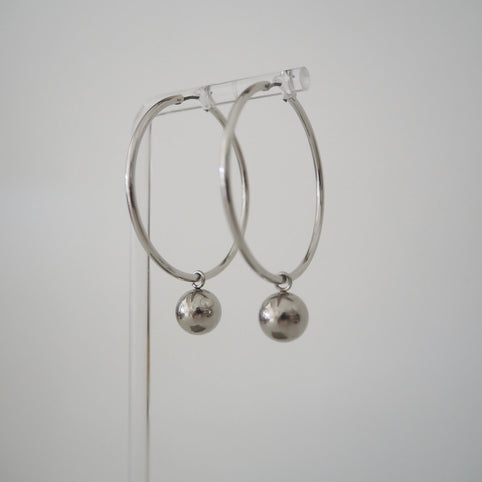 LUNACHIC Big hoop piece silver ピアス イヤリング ｜ LUNACHIC（ルナシック）