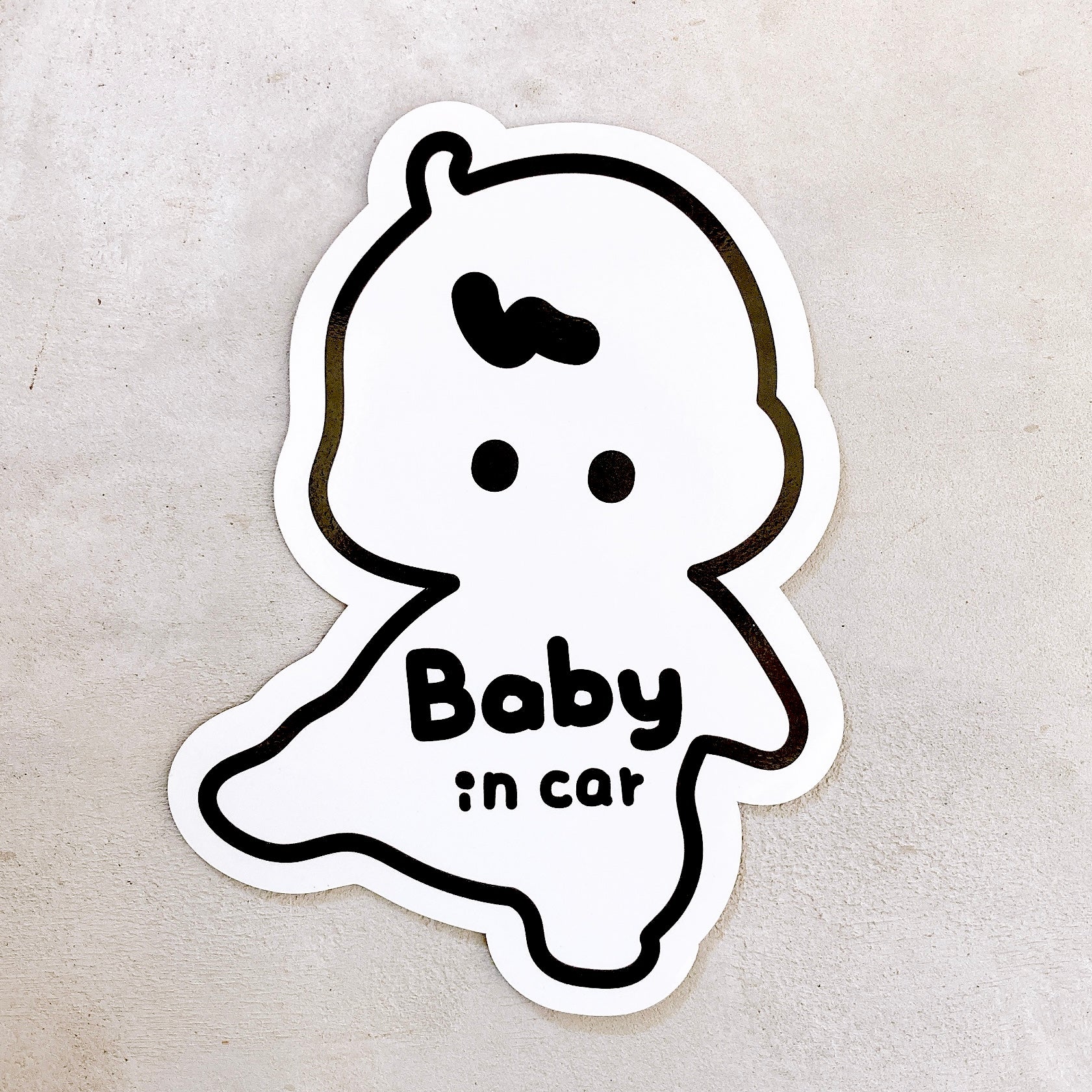 カーサイン「Baby in car」｜むらまつしおり