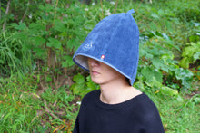 画像をギャラリービューアに読み込む, 今治タオル サウナハット【青】｜Saunarior（サウナリア）
