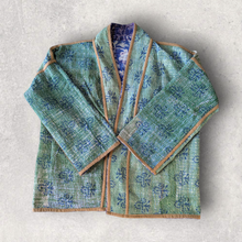 画像をギャラリービューアに読み込む, vintage kantha jacket "蒼の記憶" #3｜ananyaﾕｲｲﾂﾑﾆ（アナンヤユイイツムニ）
