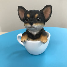 画像をギャラリービューアに読み込む, ティーカップのブラックタンチワワ｜WooBia（ウービア）
