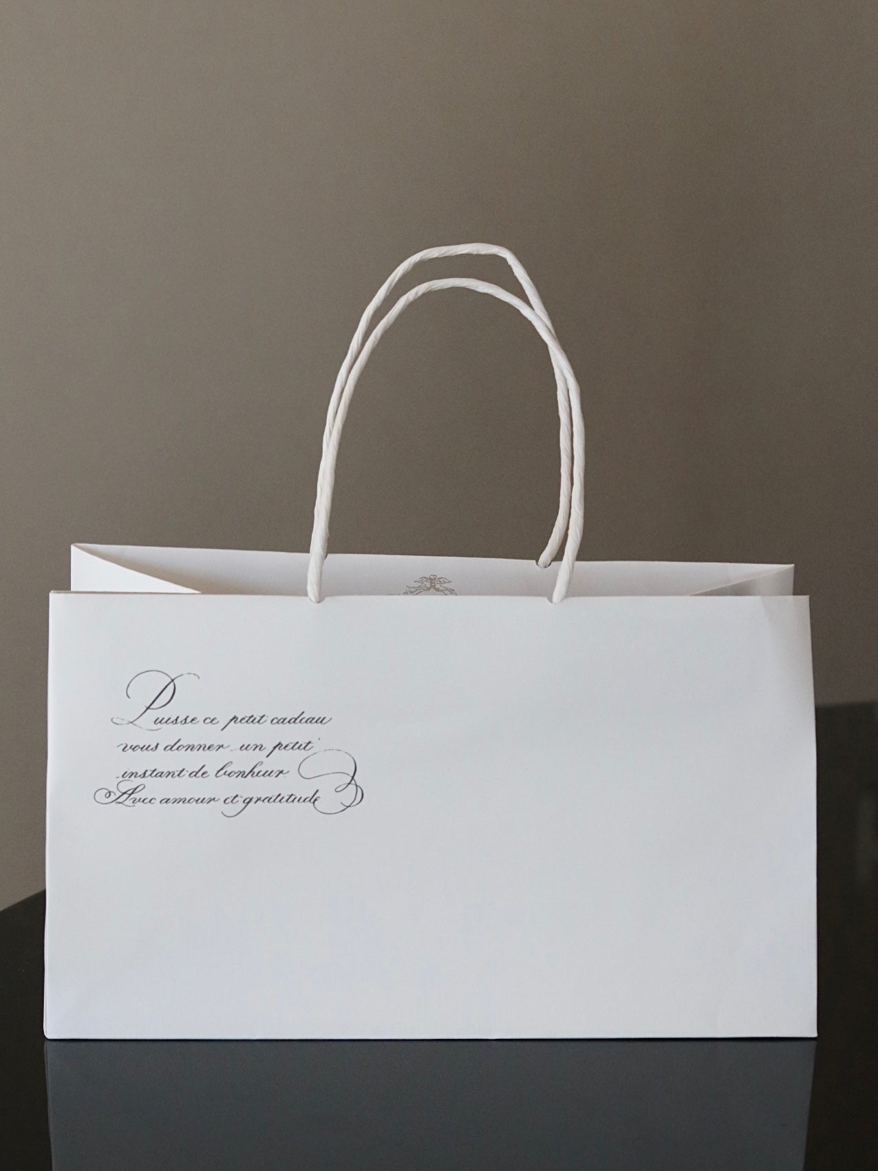 オリジナル紙袋 白 ｜Le Chocolat Ally （ルショコラアリー）