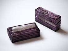 画像をギャラリービューアに読み込む, 露 -TSUYU- ティッシュケース ウェア しょうぶ（パープル）｜ame（アメ）

