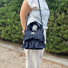 画像をギャラリービューアに読み込む, デニムフリルバッグ｜PooLoce（プルス）
