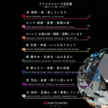 画像をギャラリービューアに読み込む, Ｃｒｙｓｔａｌ Ｒｏｓｅ ～クリスタルローズ～ ＰＩＮＫ｜GINZA SOBI FLOWERS（ギンザ　ソビ　フラワーズ）
