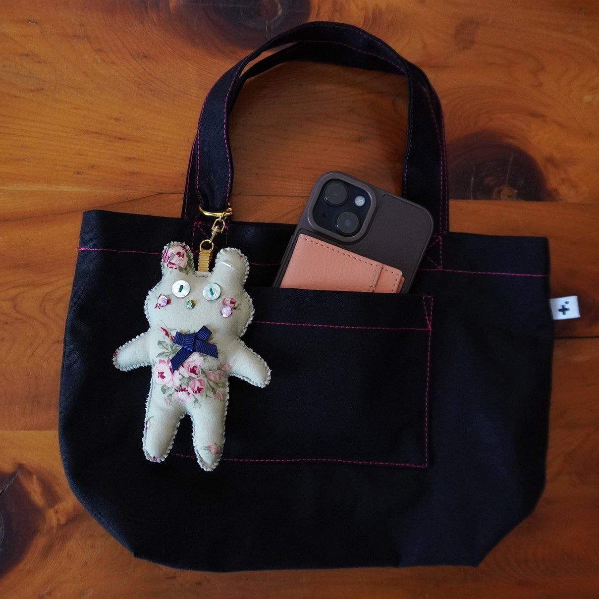 ぬいぐるみキーホルダーくま1号｜PlusDot＋．（プラスドット